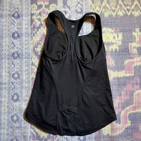 Lululemon Womens Lululemon Cardio Kick Tank Top Mesh Panels Racerback In Black - Picture 12 of 16